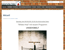 Tablet Screenshot of kulturmuehle-osten.de